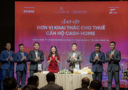 EximRS ký kết hợp tác cùng Taisei VN để khai thác cho thuê căn hộ Cash-Home